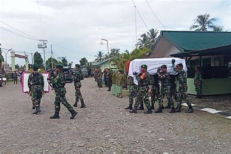 Praka Jamaludin Gugur Di Tangan Kkb Papua Kepala Dibacok Dagu Ditembak