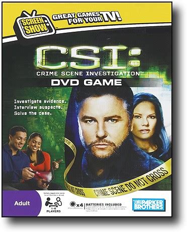 Best Buy: Hasbro CSI DVD Game 40637