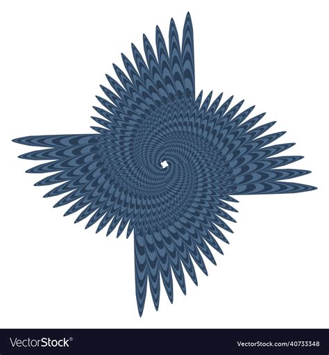 abstract spiral pattern design element royalty  vector
