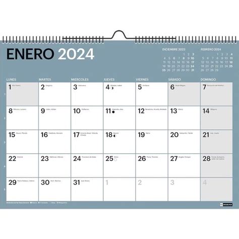 Calendrier Mural Chromat Format A X Mm Avec Espace