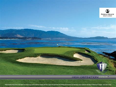 Pebble Beach Golf Course And Background Hd Wallpaper Pxfuel