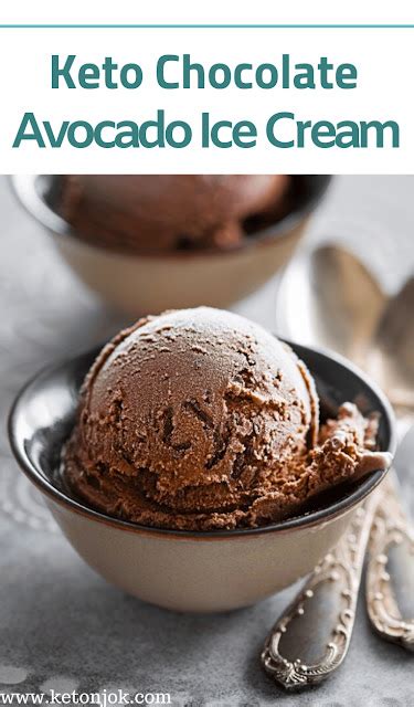 Keto Chocolate Avocado Ice Cream Recipe Jokis Kitchen