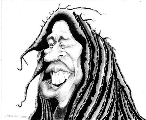 Bob Marley Caricature Caricature Marley Bob Marley