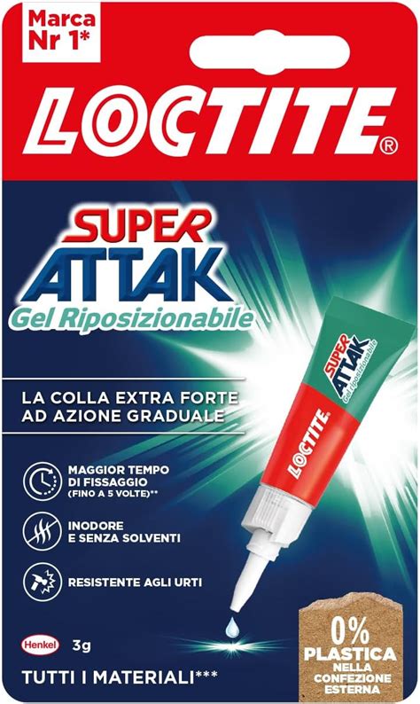 Loctite Super Attak Precision Colla Liquida Trasparente Con Beccuccio