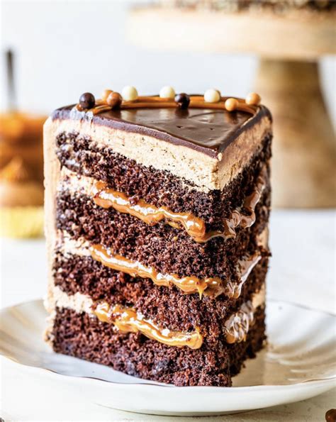 Dulce De Leche Chocolate Layer Cake Recipe The Feedfeed