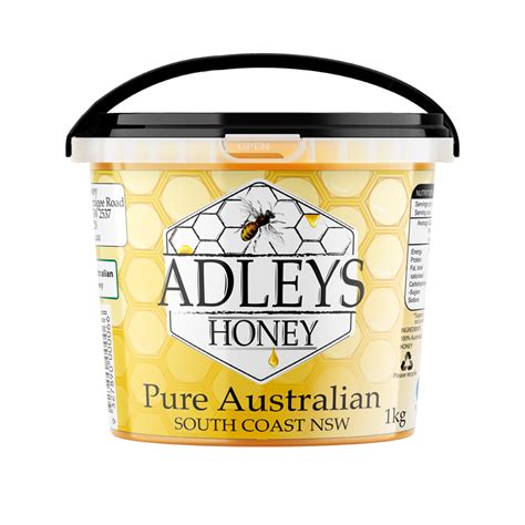 Pure Australian Honey 1kg Adleys Honey