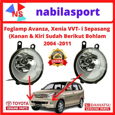 Jual Lampu Kabut Avanza Dan Xenia Vvti Fog Lamp Avanza Dan Xenia