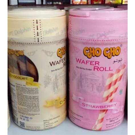 Jual Cho Cho Wafer Roll 260 Gram Chocho Wafer Roll 260 G Cokelat