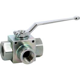 Carbon Steel Ball Valve Way L Port Bsp High Pressure Syveco