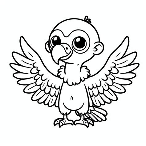 Desenhos De Urubu Para Colorir - 9