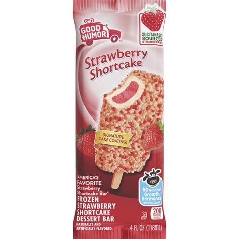 Good Humor Frozen Dessert Bars Strawberry Shortcake 1 Ct Ice Cream Foodtown