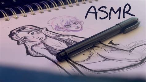 ASMR 21 Minutes Of Sketching YouTube