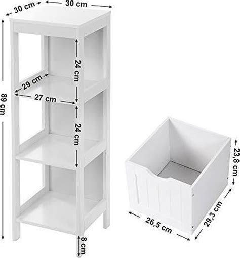 Badkamerkast Badkamermeubel Opbergkast Keukenkast 30 X 30 X