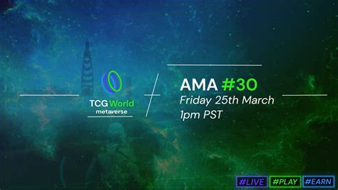 Tcg World On Twitter We Will Be Live Tomorrow On Facebook For Ama