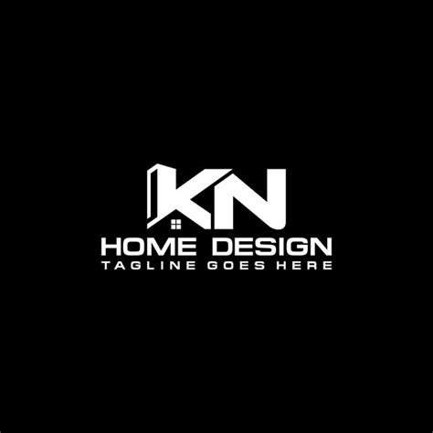 Premium Vector | K N initial home real estate and apartment logo vector ...