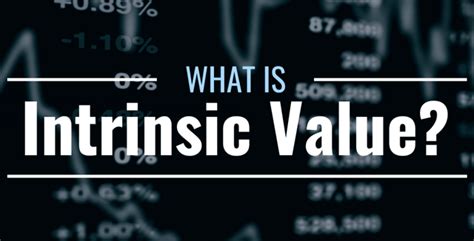 Intrinsic Value Guide Calculation Market Risk And Stocks