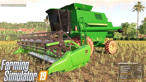 COMPREI UMA NOVA COLHEDEIRA DA JOHN DEERE Farming Simulator 2019