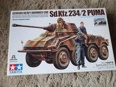 TAMIYA Puma German Heavy Armoured Car Sd Kfz 234 2 1 35 Scale ITEM