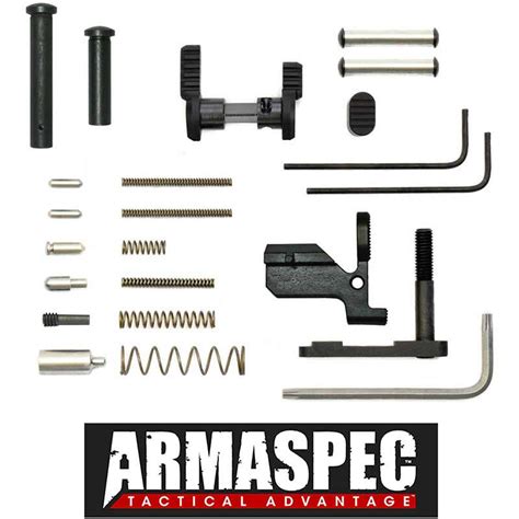 ARMASPEC AR-10 Gun Builders Stainless Lower Parts Kit | Parts Kit | AR ...