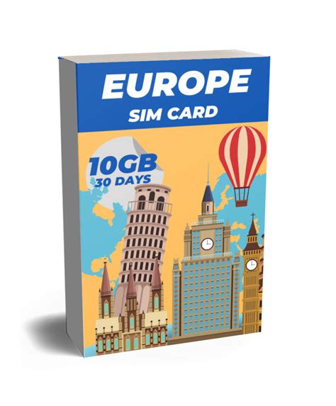 Europe Sim Card Gb Days Skyline Sim