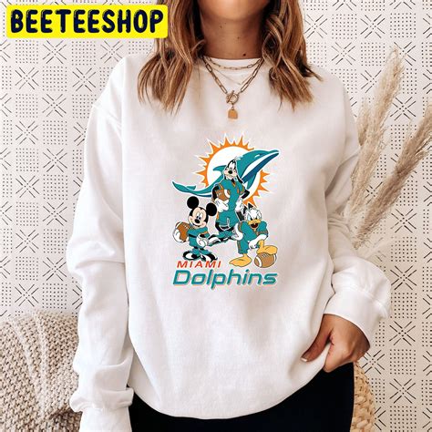 Disney X Miami Dolphins Disney Football Fans Trending Unisex Shirt ...