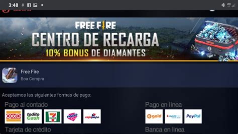 Como Recargar Diamantes Para Free Fire Por Pago Store Free Fire