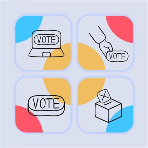 Premium Vector Presidential Election Icon Political Leadership