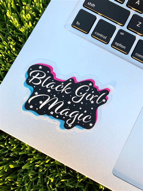 Black Girl Magic Sticker Etsy