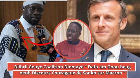 Djibril Gueye Coalition Diomaye Dafa Am Gnou Beugueu Neub Discours