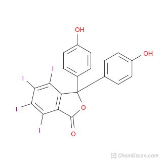 Phenolphthalein, tetraiodo- Structure - C20H10I4O4 - Over 100 million chemical compounds | CCDDS