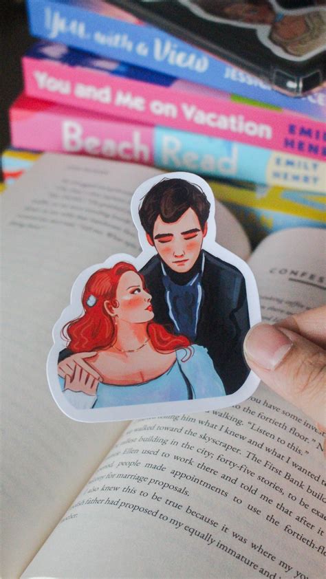 Bridgerton Penelope and Colin Fan Art Glossy Stickers, Bridgerton ...