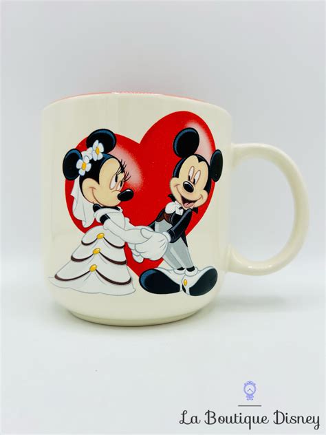 Tasse Mickey Minnie Mariage Disneyland Paris Mug Disney Coeur Mari S