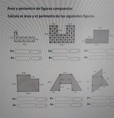 Area Y Perimetro De Figuras Compuestas Brainly Lat