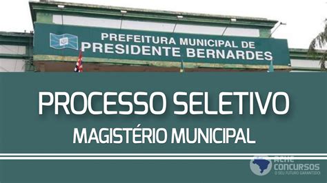 Prefeitura De Presidente Bernardes SP Abre Cadastro Reserva Para