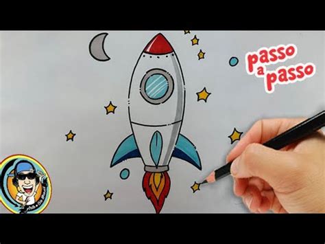 Como Desenhar Um Foguete - Como desenhar um FOGUETE super fácil - YouTube