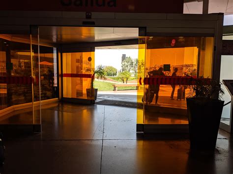 The Monterrey, MX airport has a real life Mexico color filter built in