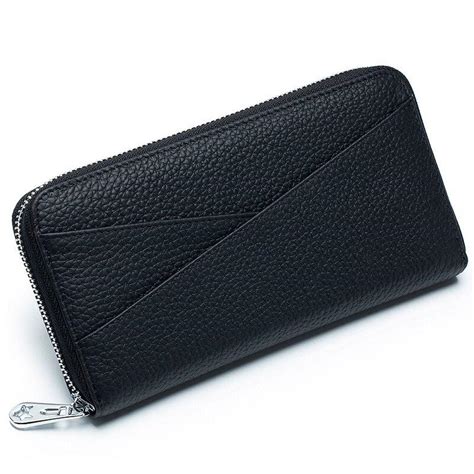 Buy Women Wallets Genuine Leather Fashion Female Long Zipper Clutch