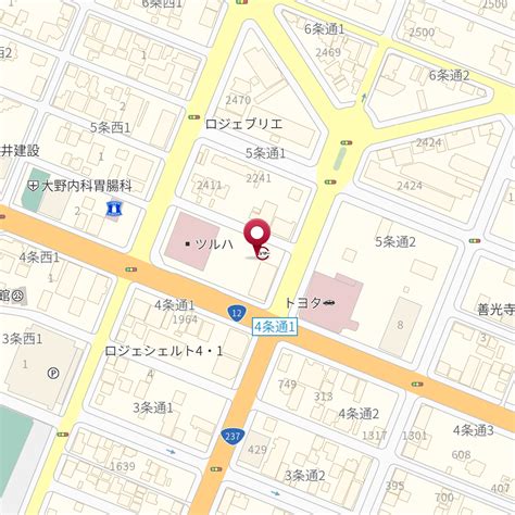 スシロー旭川4条通店 の地図、住所、電話番号 Mapfan