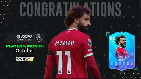 EA Sports FC 24 Mohamed Salah Is Premier League Player Of The Month