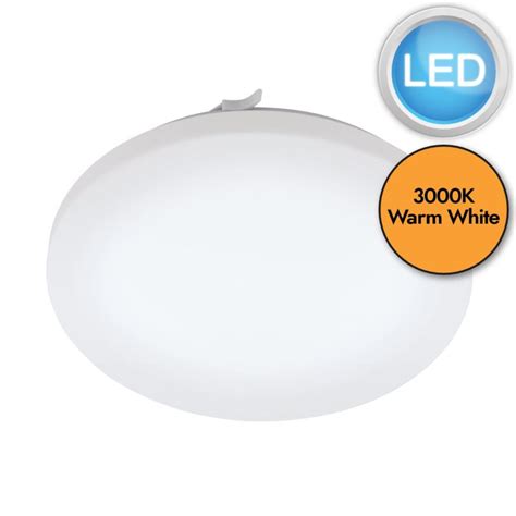 Eglo Frania 97884 LED White IP44 Bathroom Ceiling Flush Light