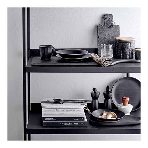 Large black metal shelf Lot - Design furniture - Bloomingville