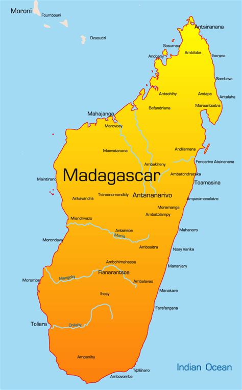 Madagascar Map. Usa Maps. US Country Maps