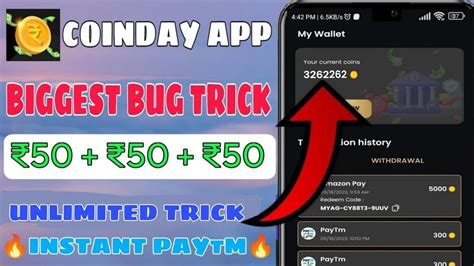 COINDAY APP UNLIMITED TRICK NEW EARNING APP TODAY 100 EARNING APP