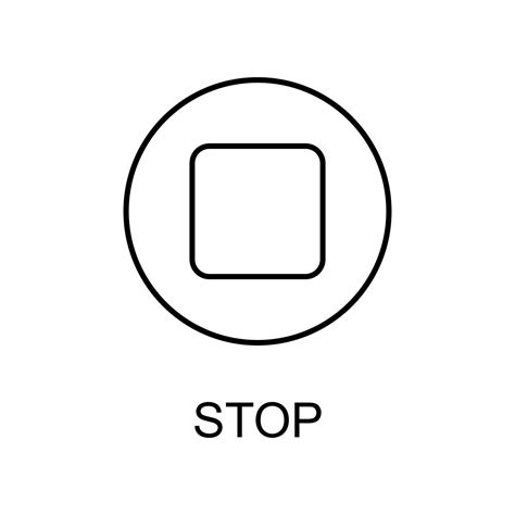 stop sign vector icon 22761560 Vector Art at Vecteezy