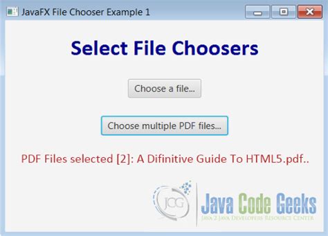 Javafx Filechooser Example Java Code Geeks