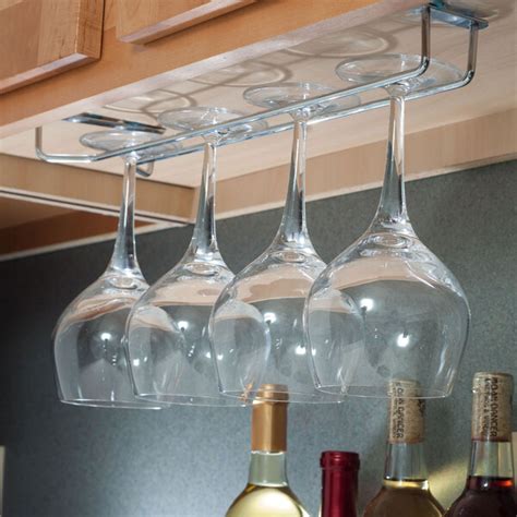 16 Chrome Plated Glass Hanger Rack