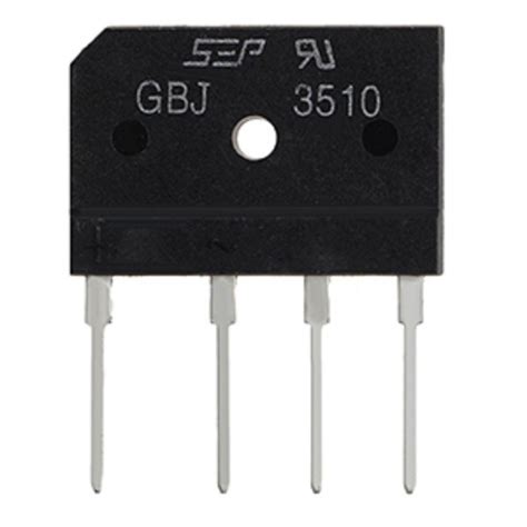 A017 Diode GBJ3510 35A 1000V 4 Pin Bridge Rectifier GBJ3510 Withstand