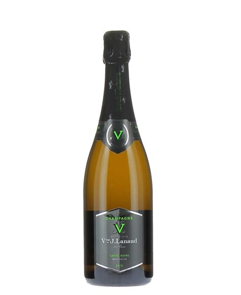 Veuve Lanaud Carte Noire Brut Nature Blanc De Blancs Champagne For