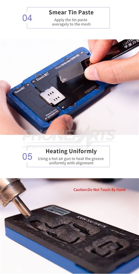 Qianli Toolplus Middle Frame Reballing Platform For Iphone X Xs Xs Max