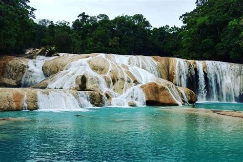 Full Day At Agua Azul Waterfalls Misol Ha And Palenque Discover